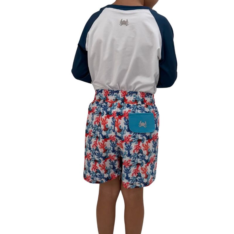 Pantaloneta Langostas Azul y Roja