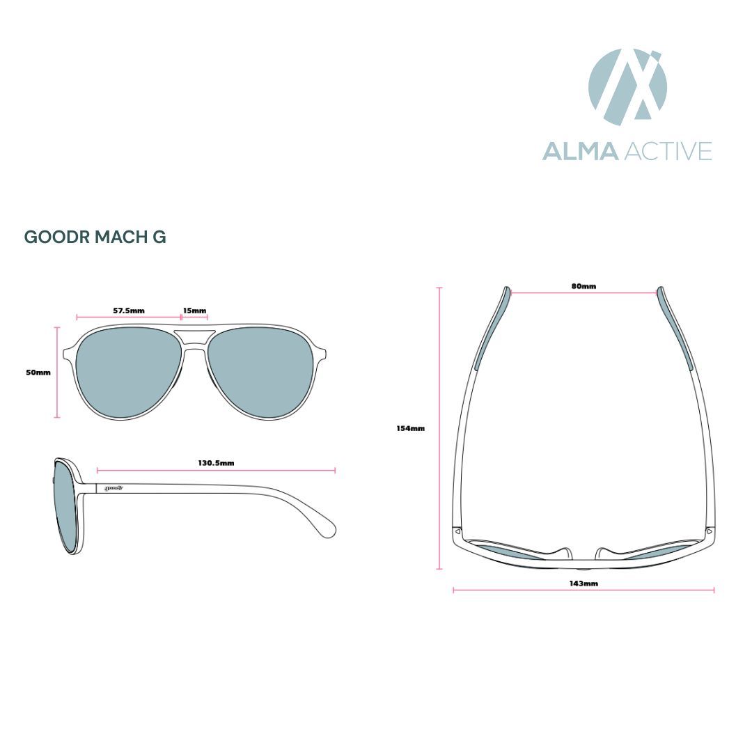 Goodr MACH G - Captain Blunt's Goodr MACH G - Captain Blunt's