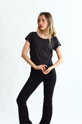 Blusa Cropped Scrunched