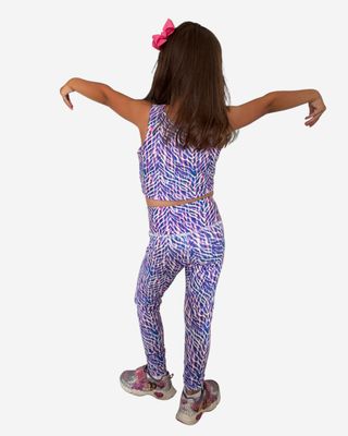 Leggings - Zebra Morados