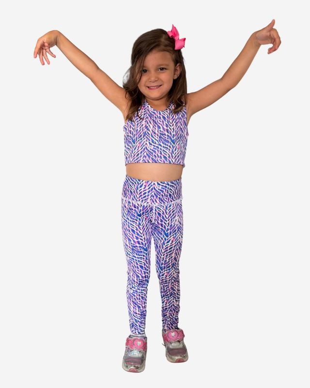 Leggings - Zebra Morados