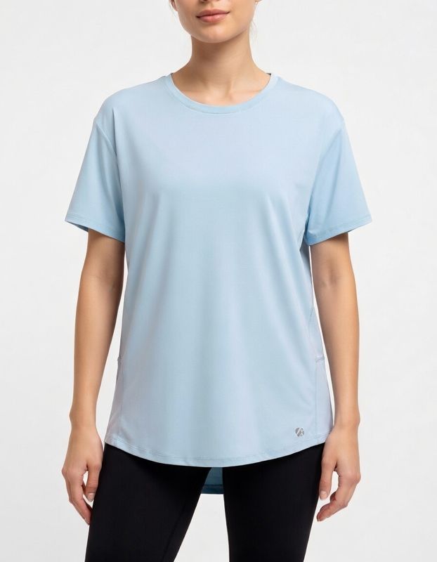 Blusa Manga Corta Holgada