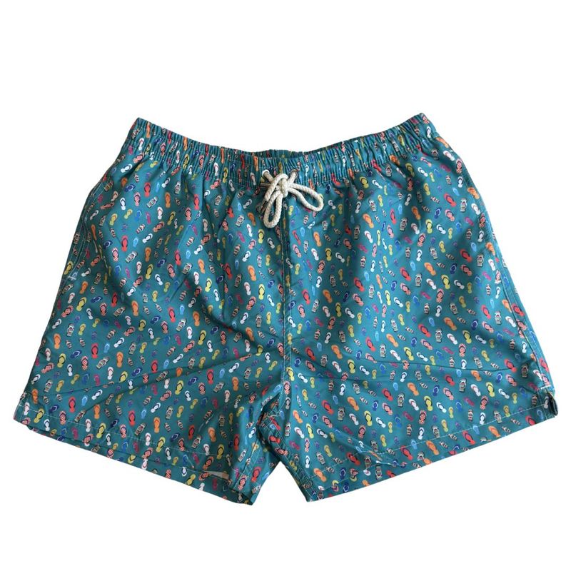 Calzoneta Flip Flop Turquesa
