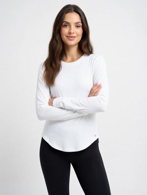 Blusa Manga Larga Espalda Abierta