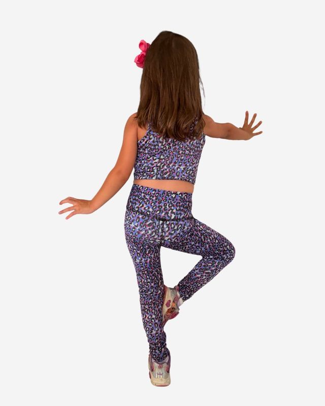 Top - Animal Print Negro