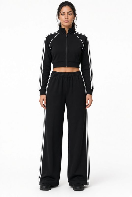 Set Lineas Dobles Negro Set Lineas Dobles Negro