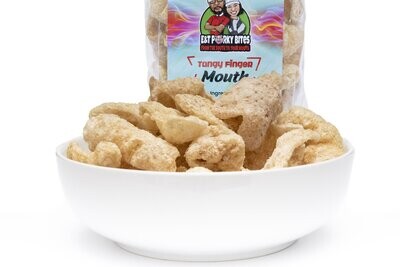 Tangy Finger Mouth Flavored Fried Pork Rinds