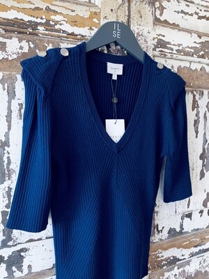 Dante 6 Naoki Knit Sweater Blauw 221402