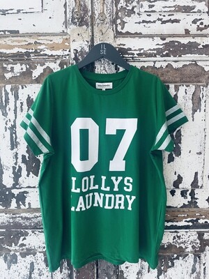 Lollys Laundry Roma Tee groen T-shirt 22422_1015