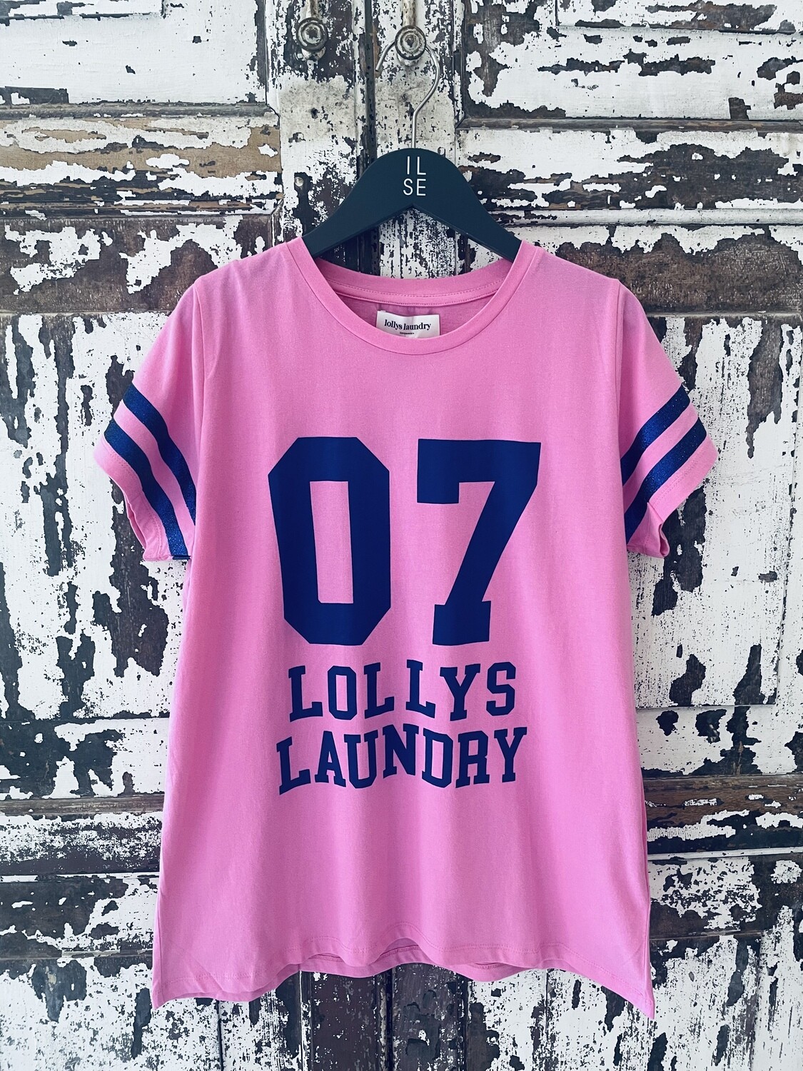 Lollys Laundry Roma Tee T-shirt roze 22422_1015