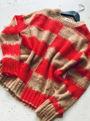 Essentiel Antwerp Caprese knit rood Caprese