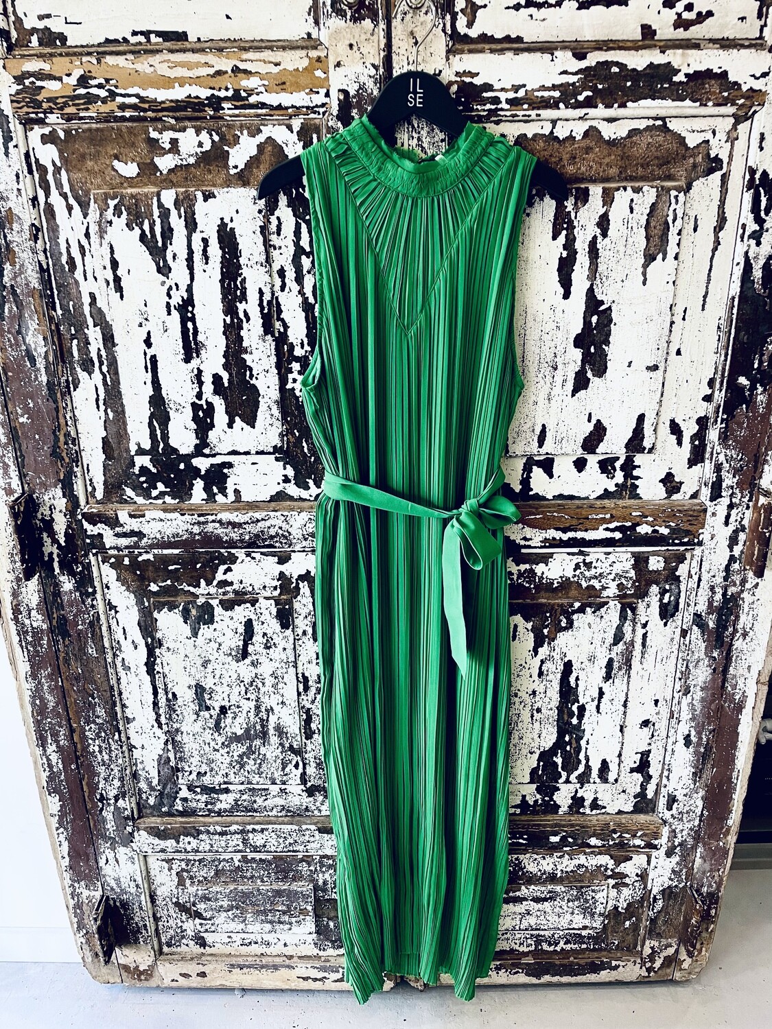 Dante 6 D6Trixie pleated maxi Dress groen 231140
