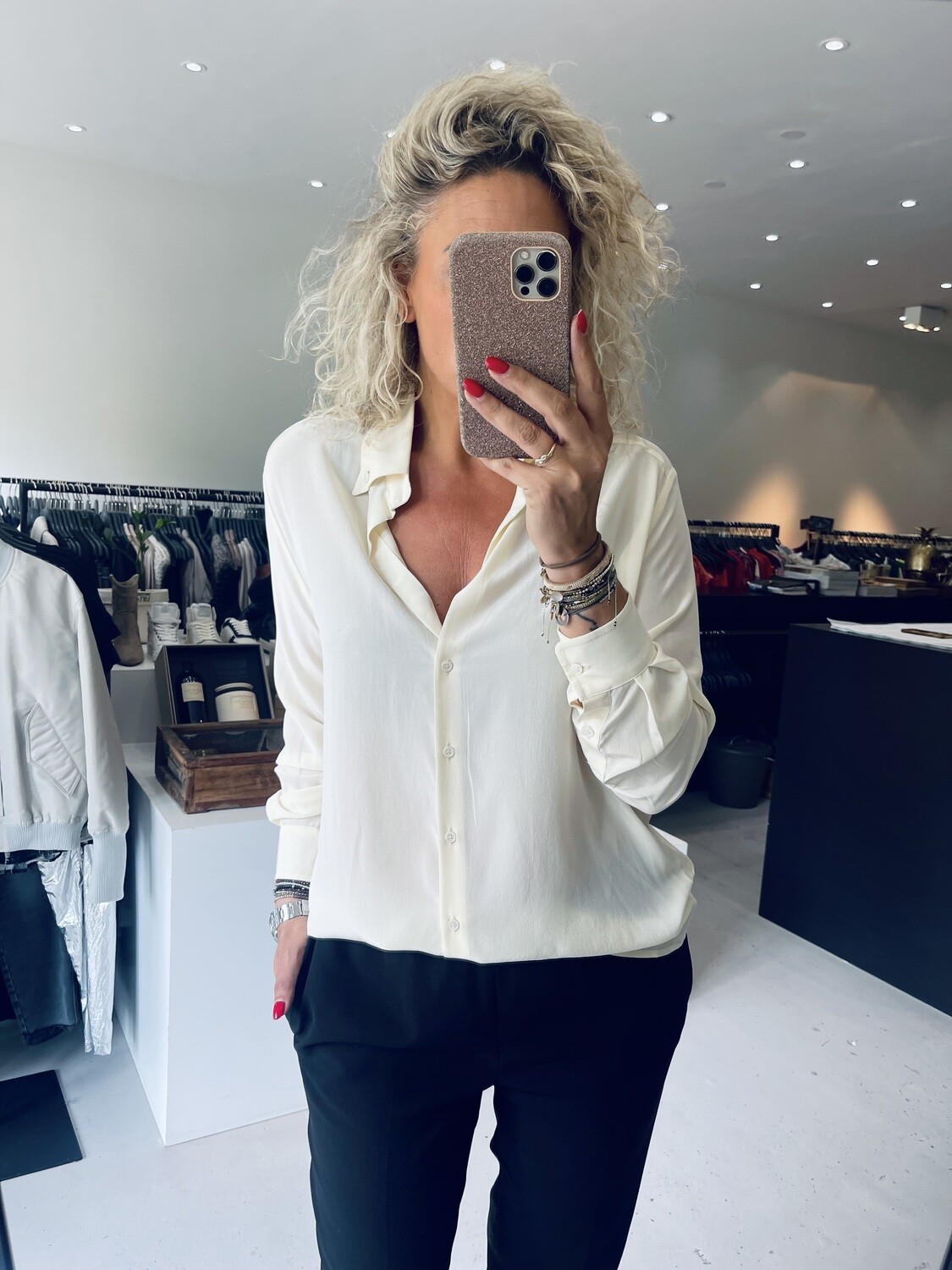 Vanessa Bruno DRUYAT Blouse offwhite 3HVA96-V09116