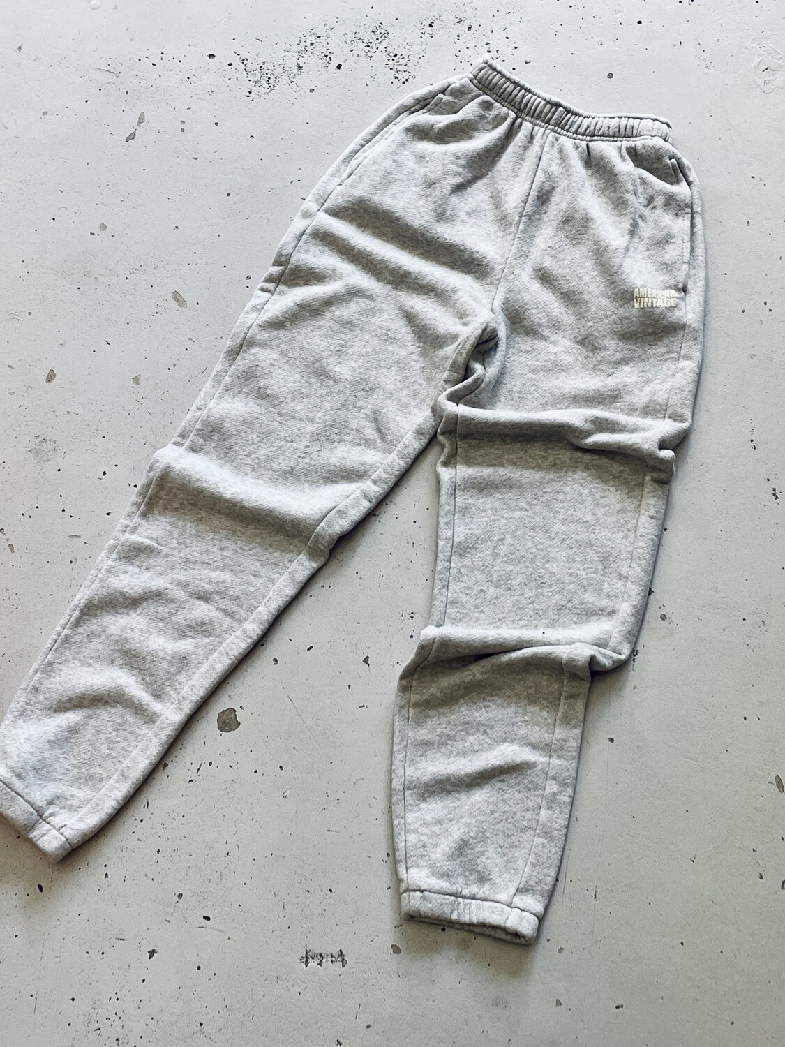 American Vintage KODYTOWN Pants grijs KOD05BH23