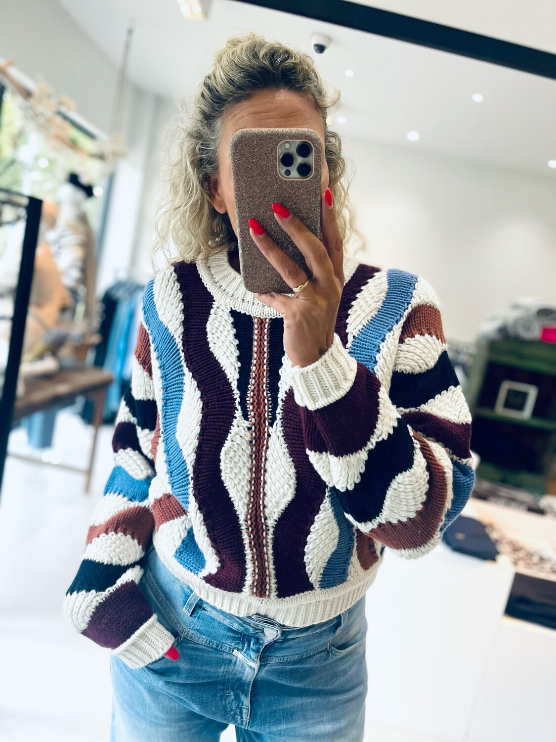 ba&amp;sh WEBER Jumper offwhite 1H23WEBE