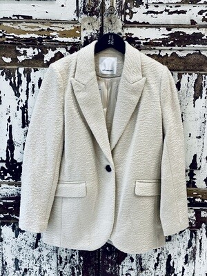 Co'couture Fluffy Oversized Blazer offwhite 30100