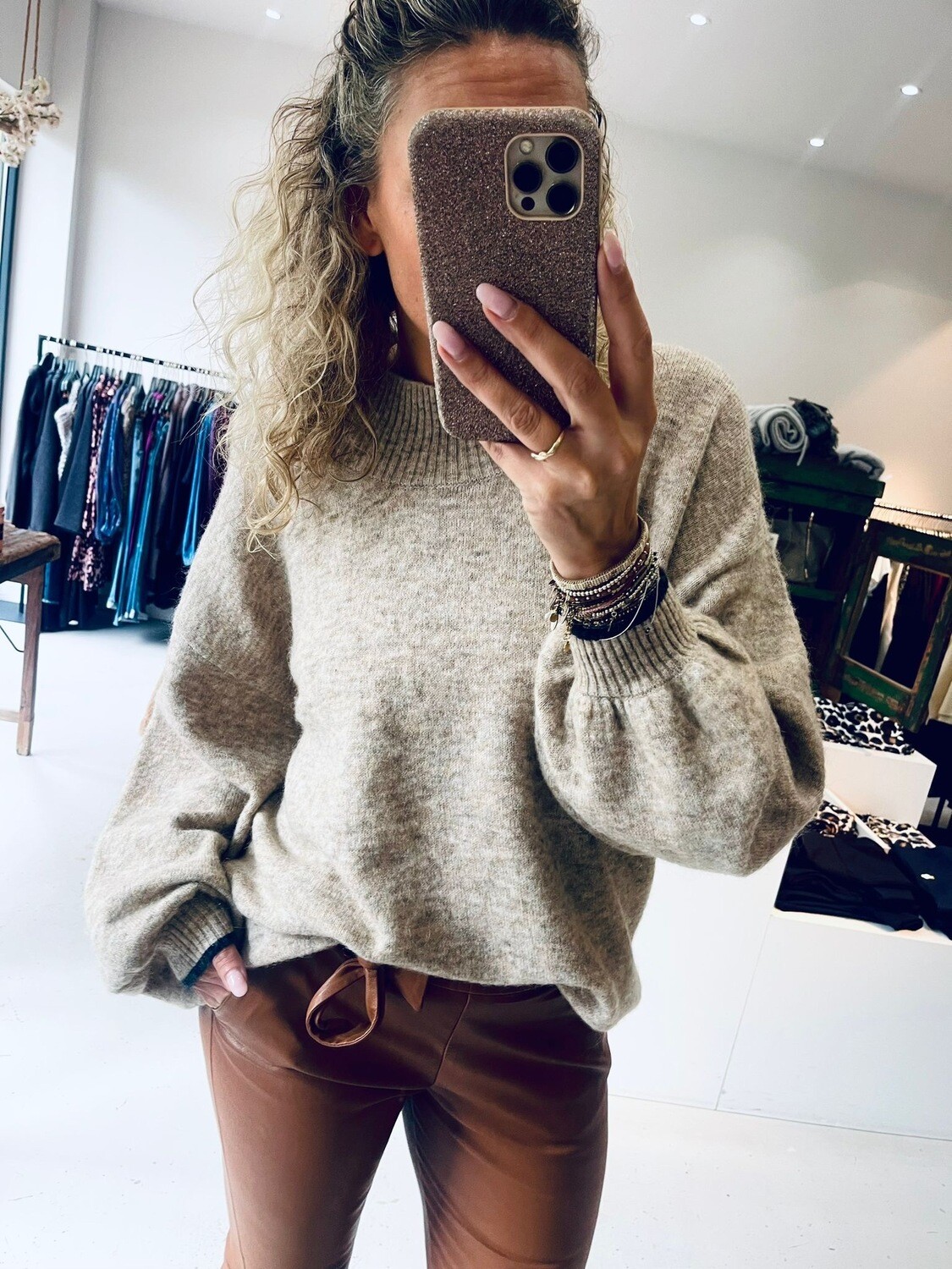 Co&#39;couture CozyCC Maxi Knit camel 32109