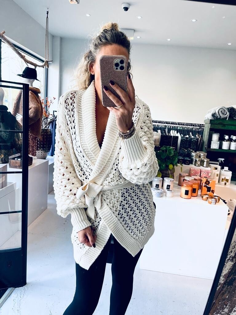ba&amp;sh KYR Cardigan offwhite 1H23KYR