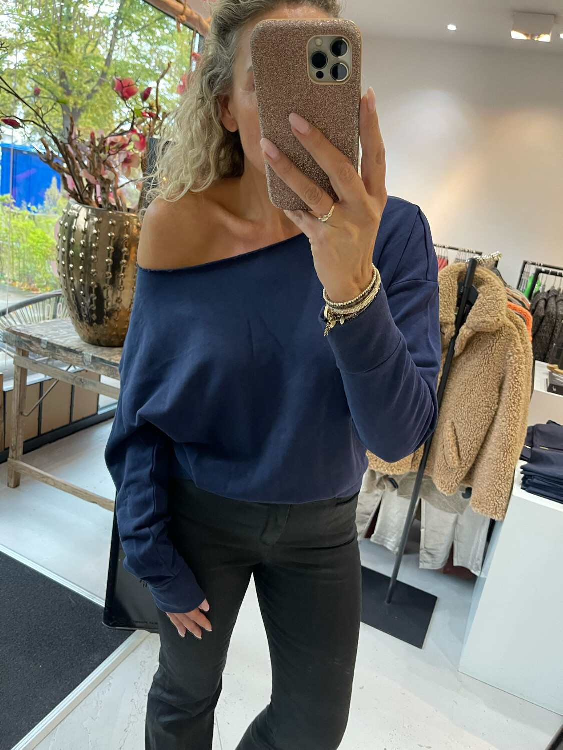 Deblon Carmen Top navy LA0010