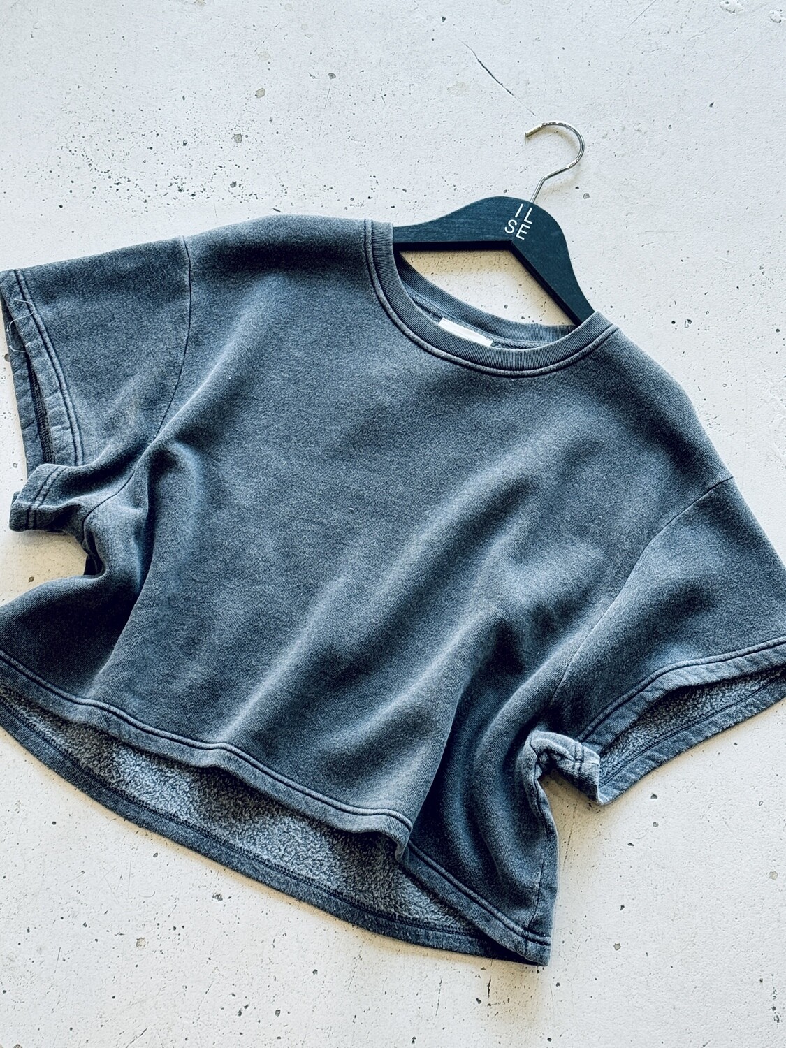 American Vintage SWEAT MC COL ROND CARBONE VINTAGE DAF03AE24