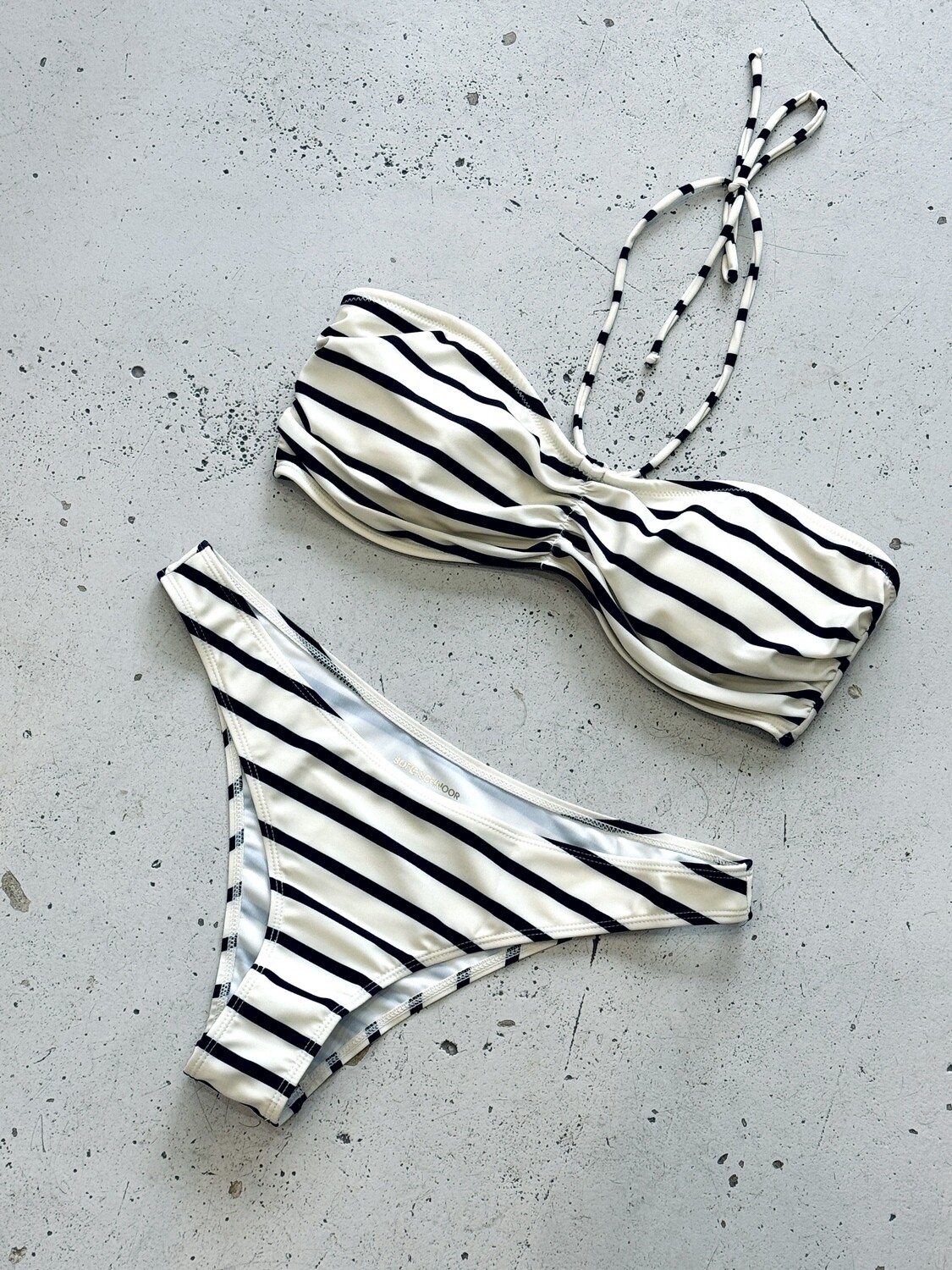 Sofie Schnoor Bikini Black striped S241270, Size: S