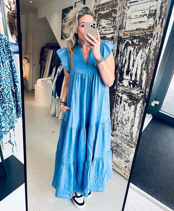 Maxi Jurk Devotion Jurkjes Maxi Jurk Devotion Jurk Blauw Devotion