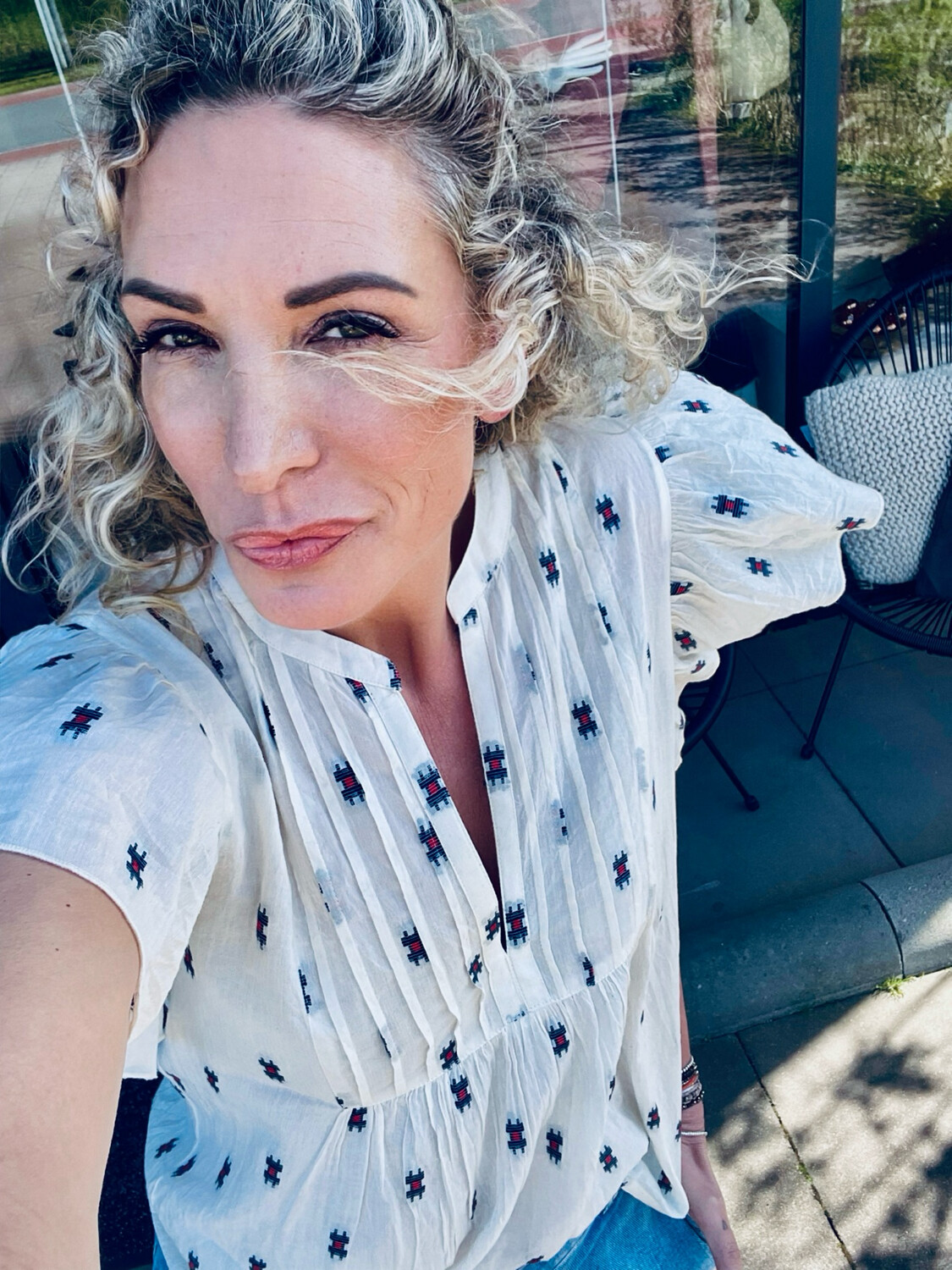 Lollys Laundry IsabelLL Top SL Creme 24113-1005