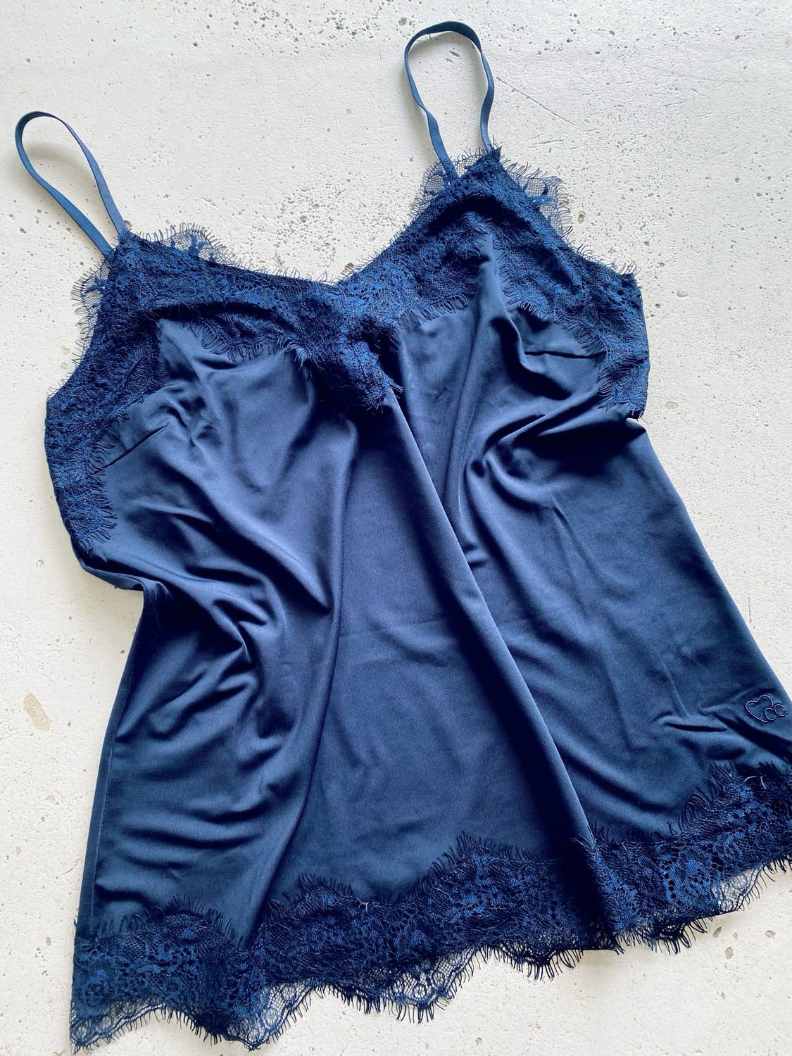 CC Heart Rosie lace top Donker blauw CCH1004