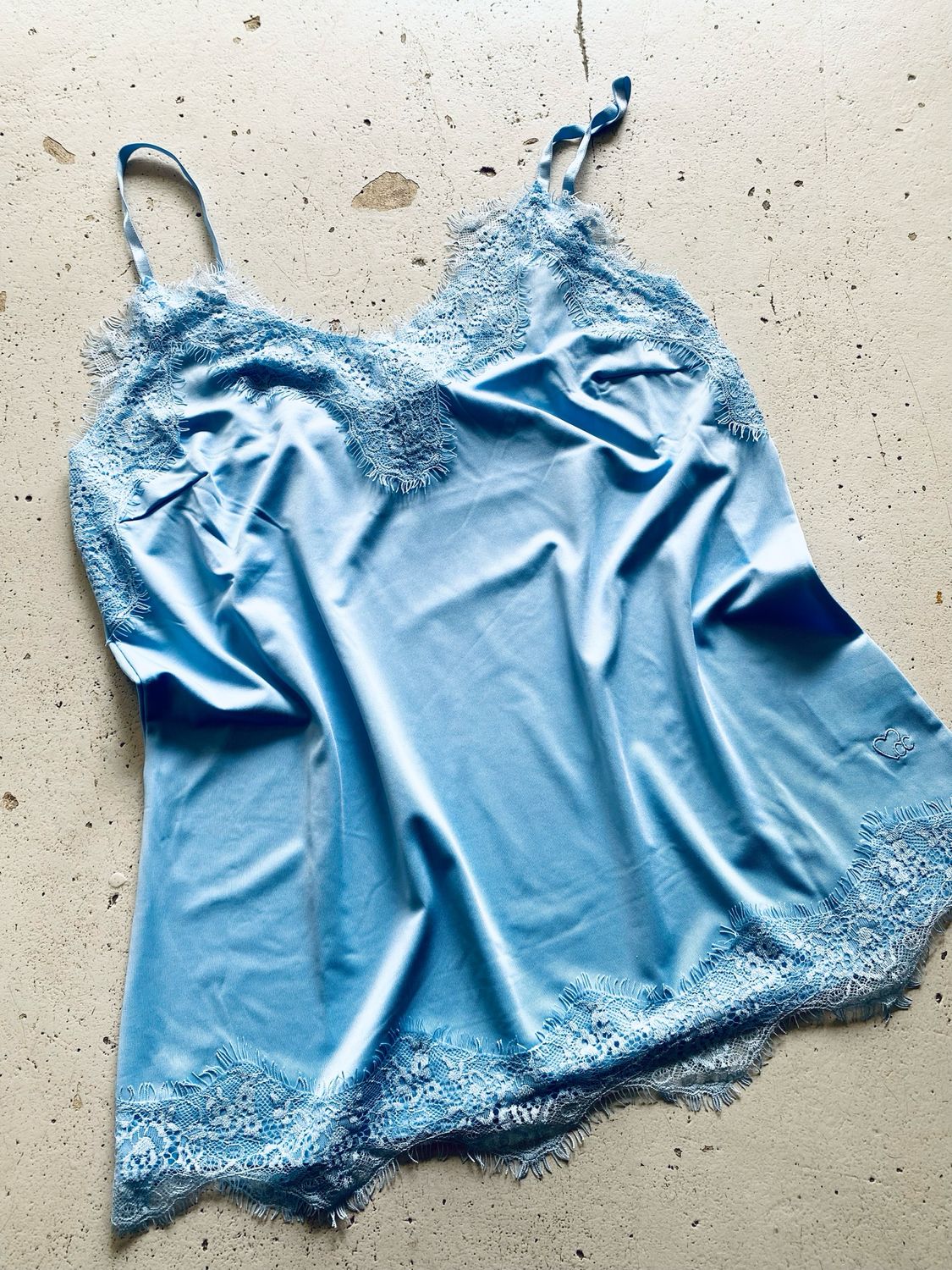 CC Heart Rosie lace top licht blauw CCH1004