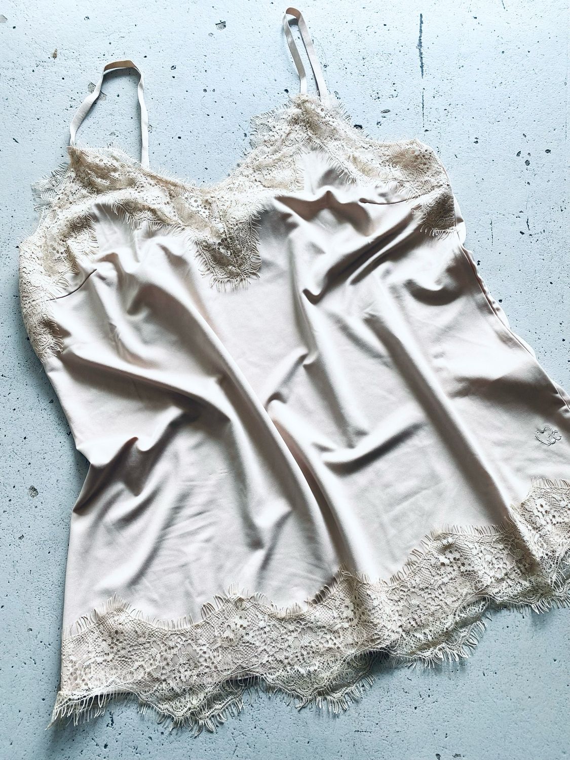 CC Heart Rosie lace top nude CCH1004