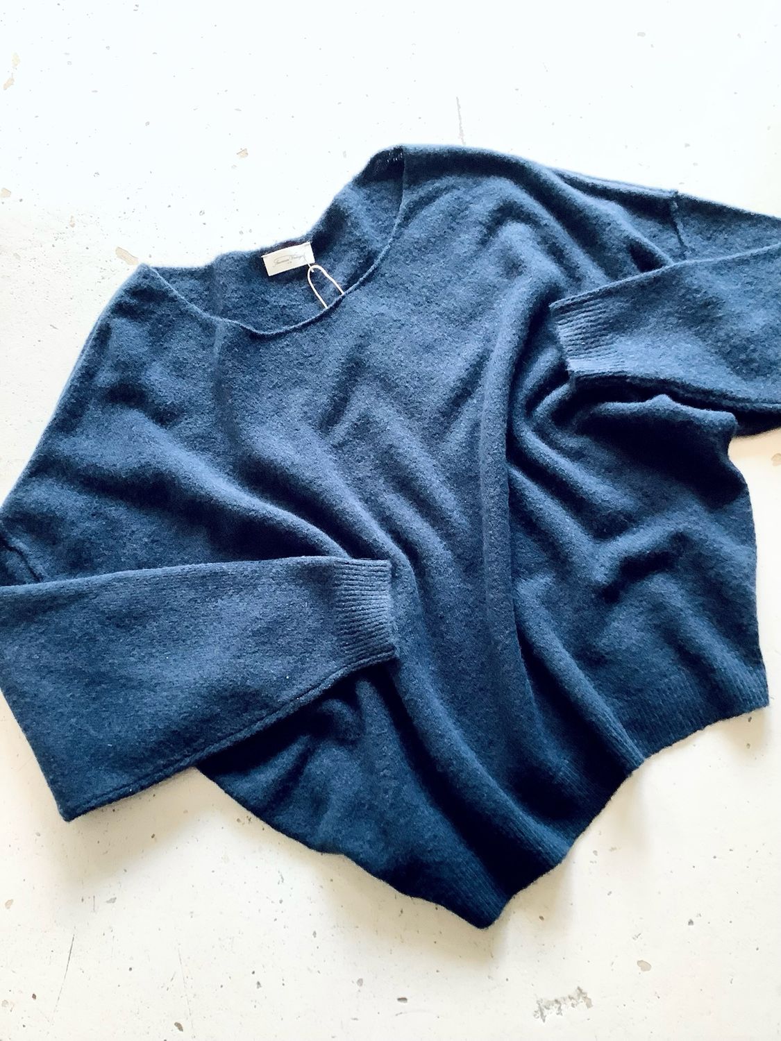 American Vintage Dam trui Blauw Dam225H24