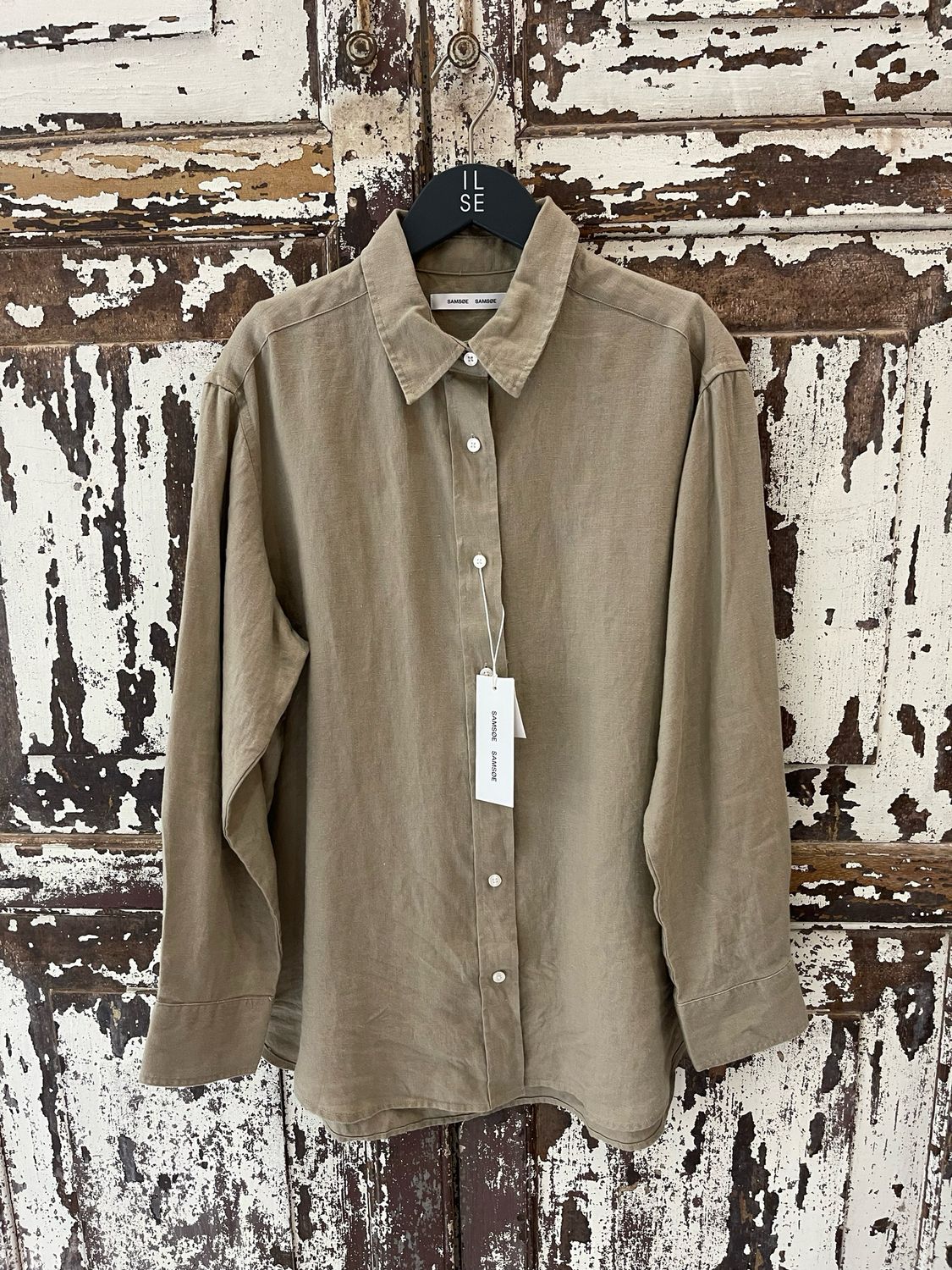 Samsoe Samsoe Salova shirt 14329 Chinchilla F24100188