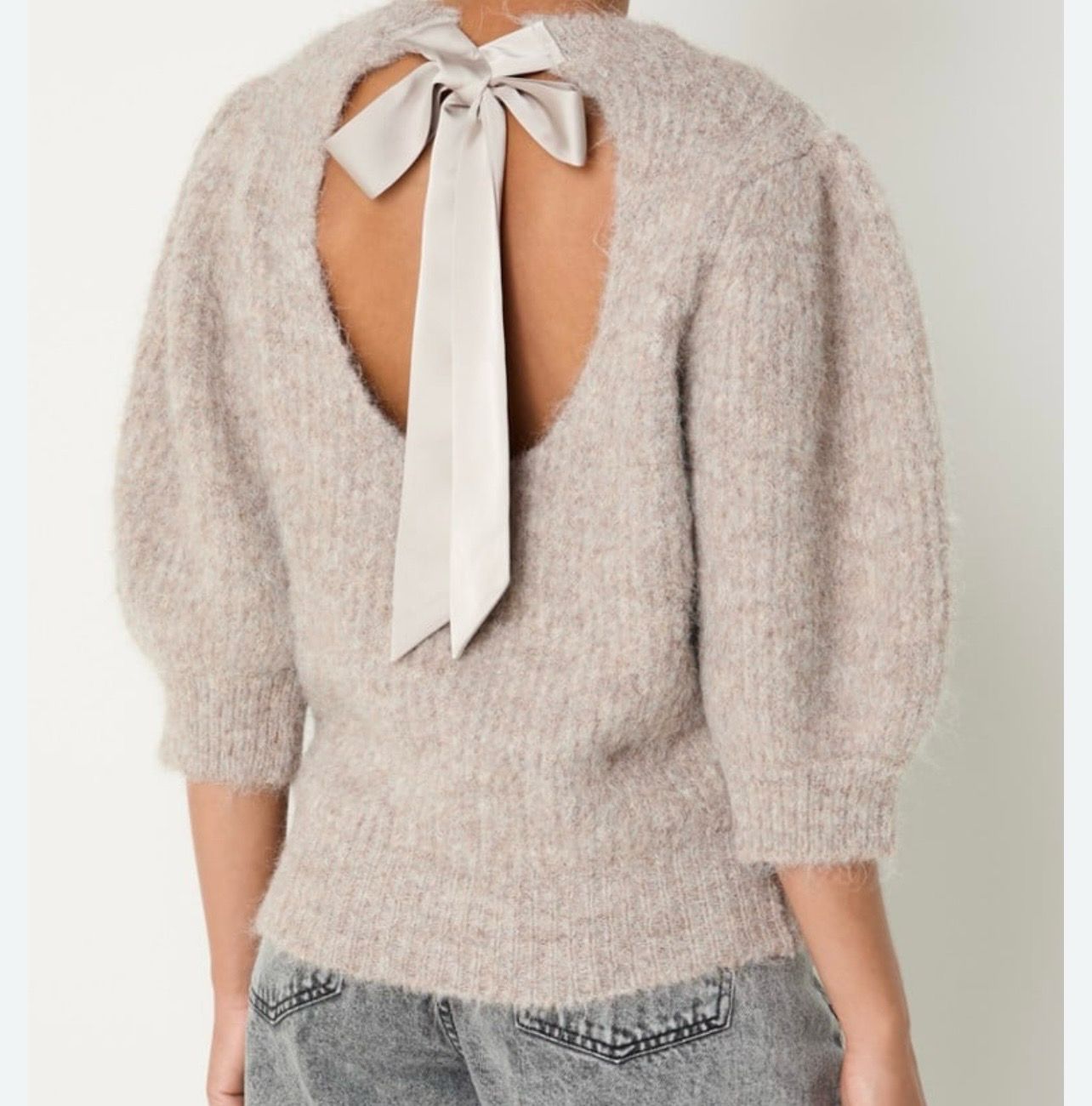 Co&#39;couture CoralieCC bow rib knit Bruin 32135