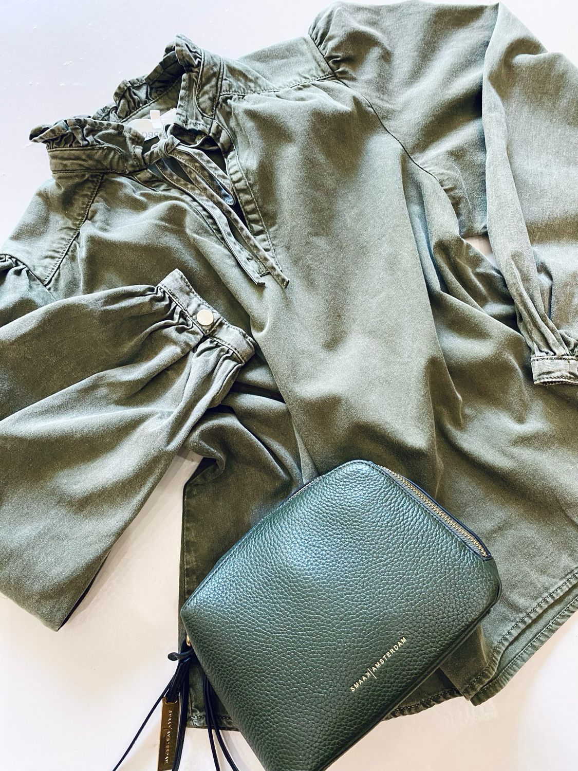 ba&amp;sh Blouse Groen OLOUISE