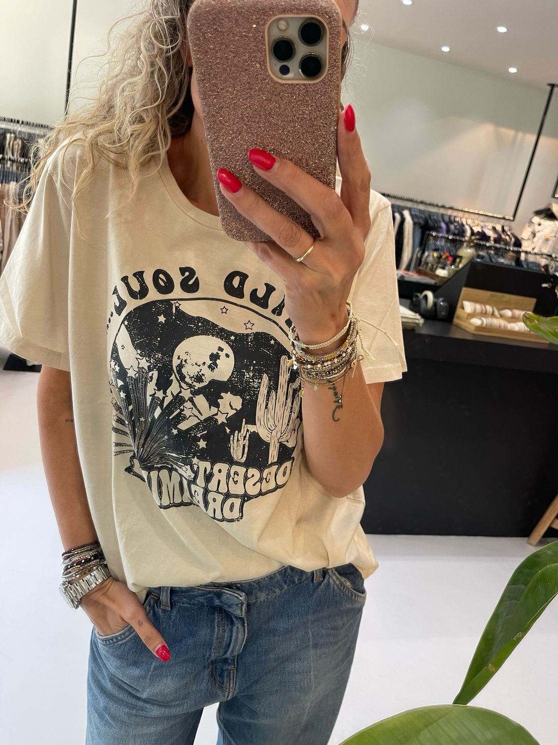 Sofie Schnoor T-shirt Beige S243265