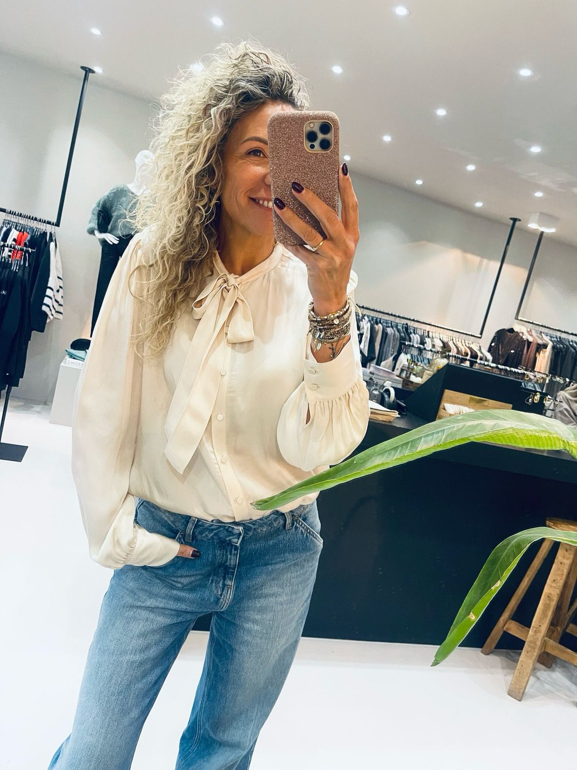 Twinset CAMICIA BLOUSE OFF WHITE 242TP2131