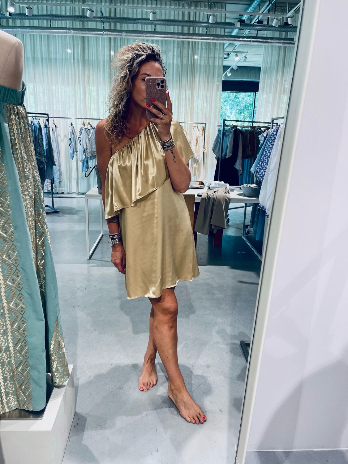 Greek Archaic Kori dress goud sk25-130162