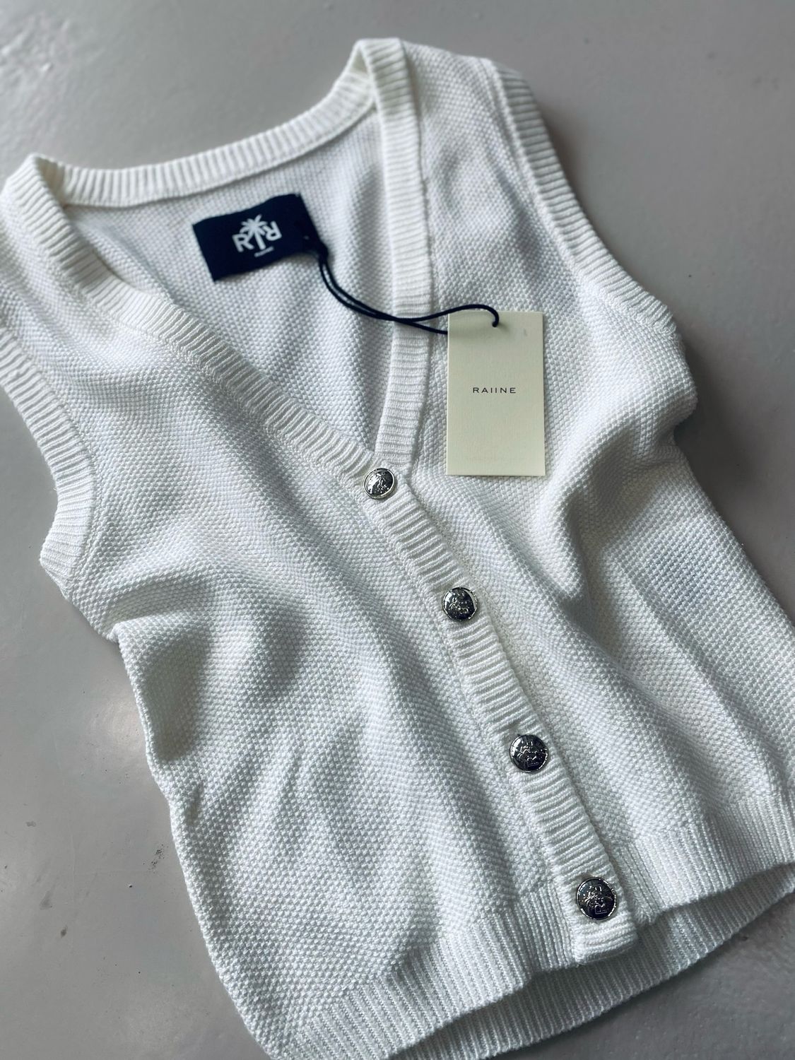 Raiine vest Off White Curtin