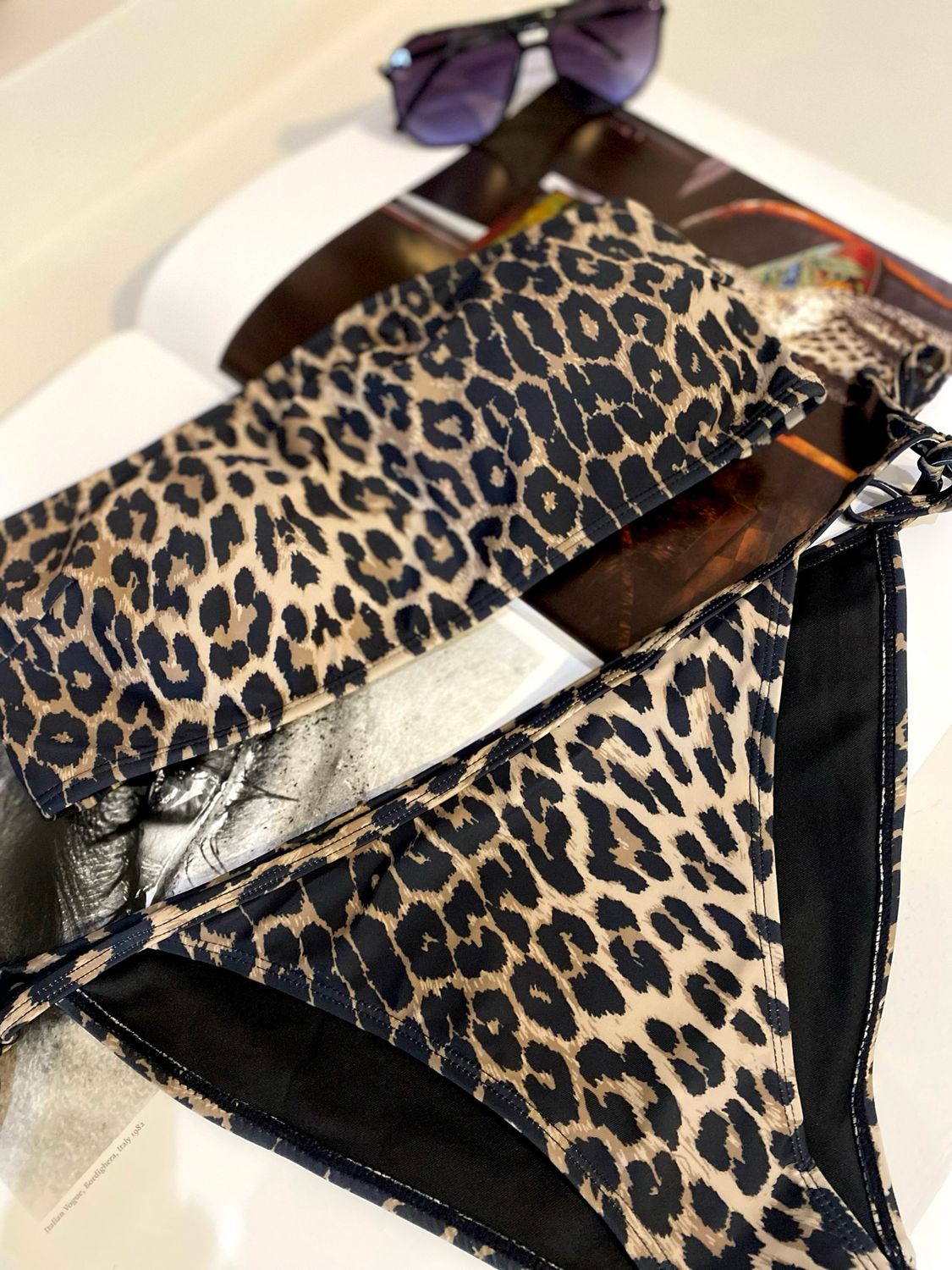 Sofie Schnoor LEONSW BIKINI Light brown leopard S251235
