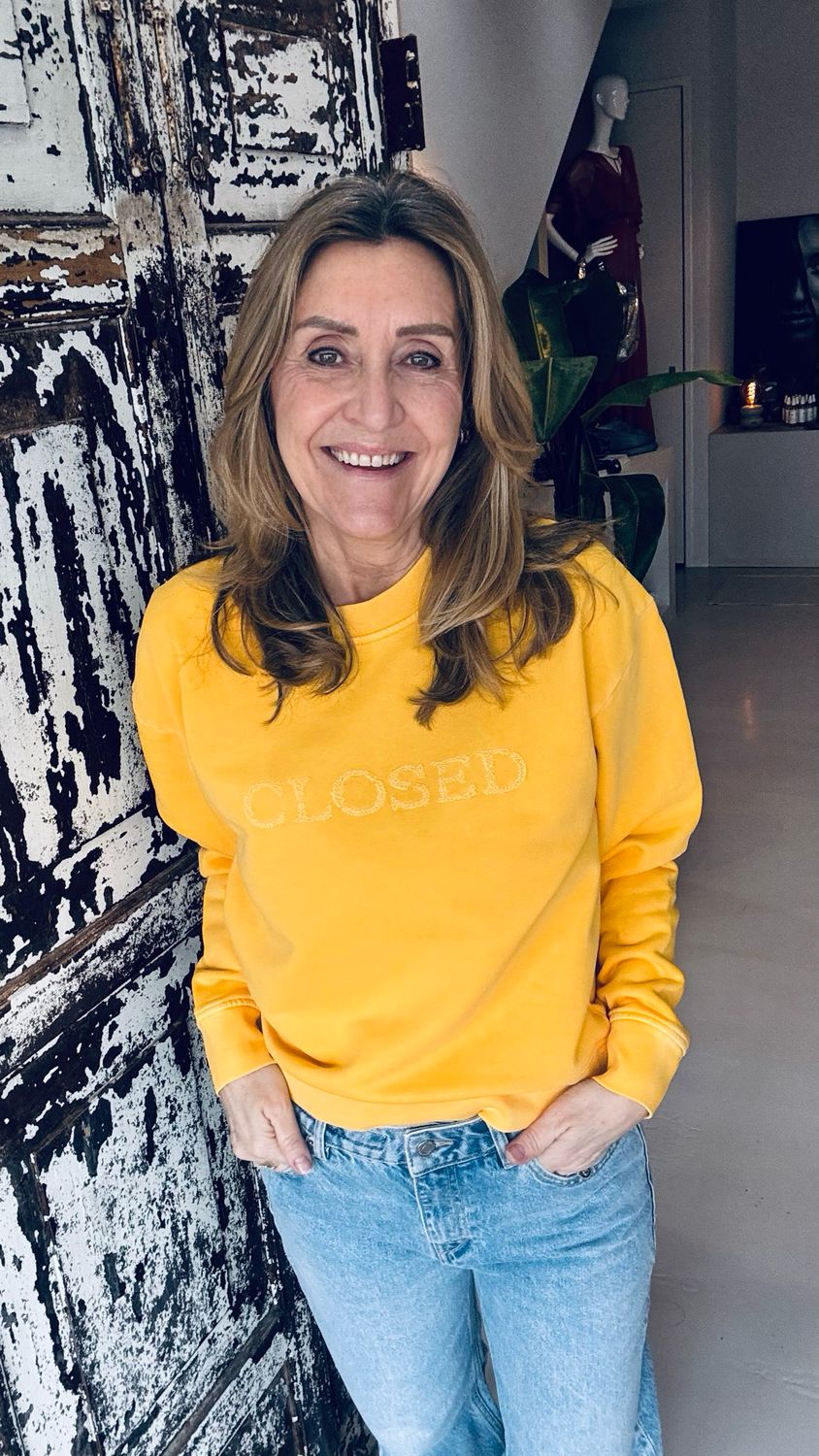 Closed logo crewneck Mango yellow C95900-46Y-AM