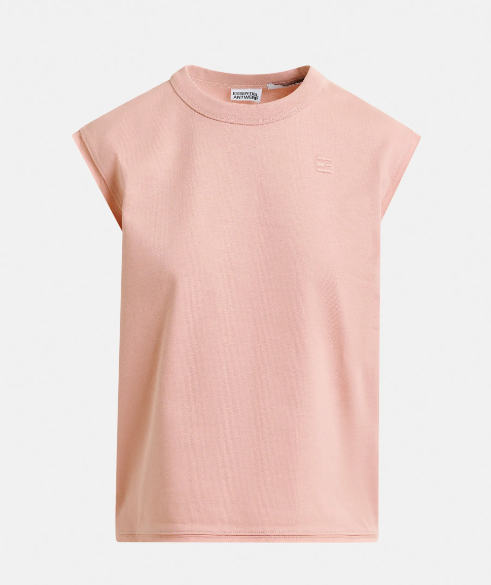 Essentiel Antwerp Logo t-shirt Roze HUNIQUE.RO20