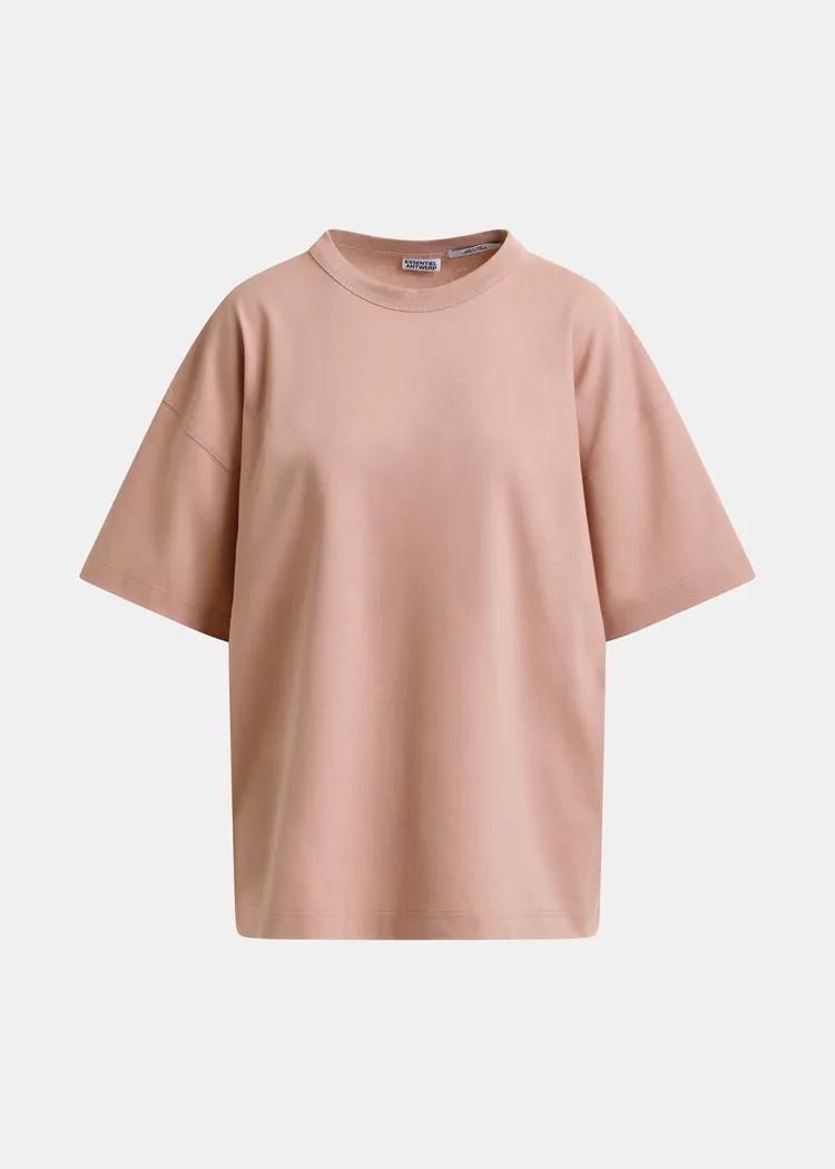 Essentiel Antwerp Logo t-shirt Roze HOVESIZE.RO20