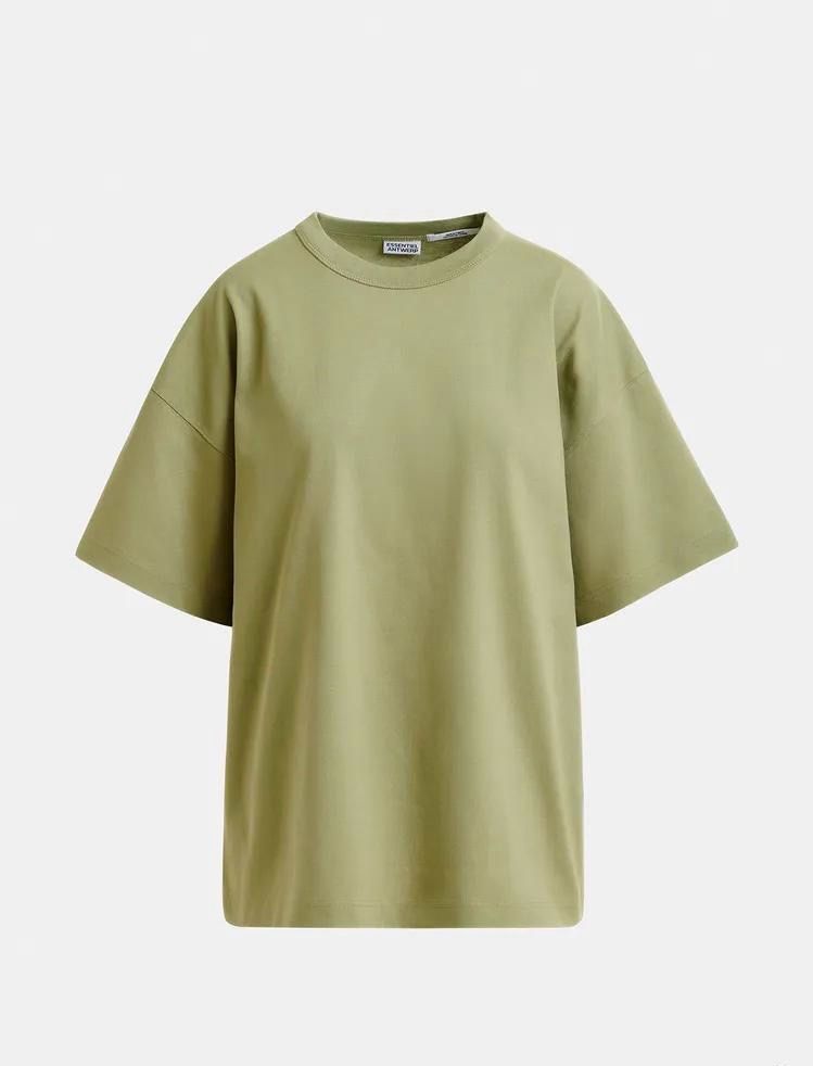 Essentiel Antwerp Logo t-shirt Groen HOVESIZE.KG14