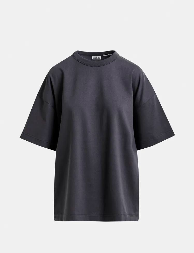 Essentiel Antwerp Logo t-shirt D.blauw HOVESIZE.DS33
