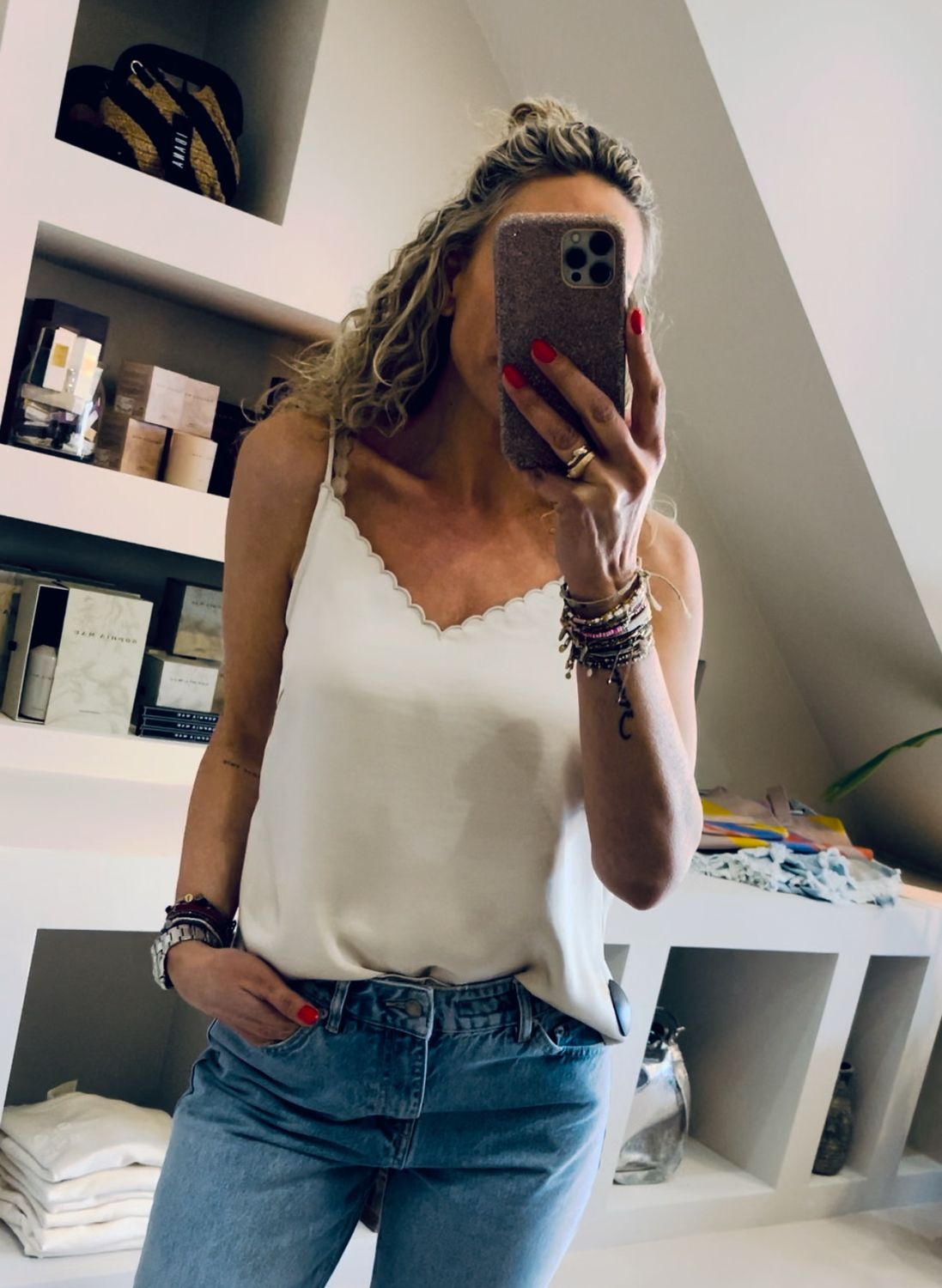 Bruuns Bazaar BeckiaBBTilley top Taupe BBW4438