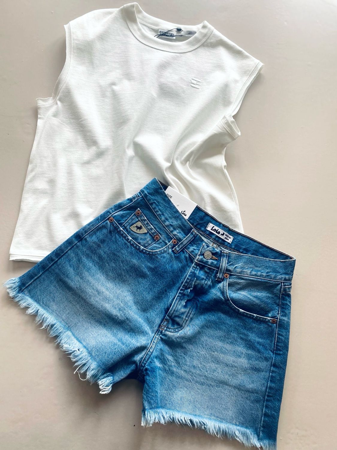 Lois Sandra short double stone 2184-7571