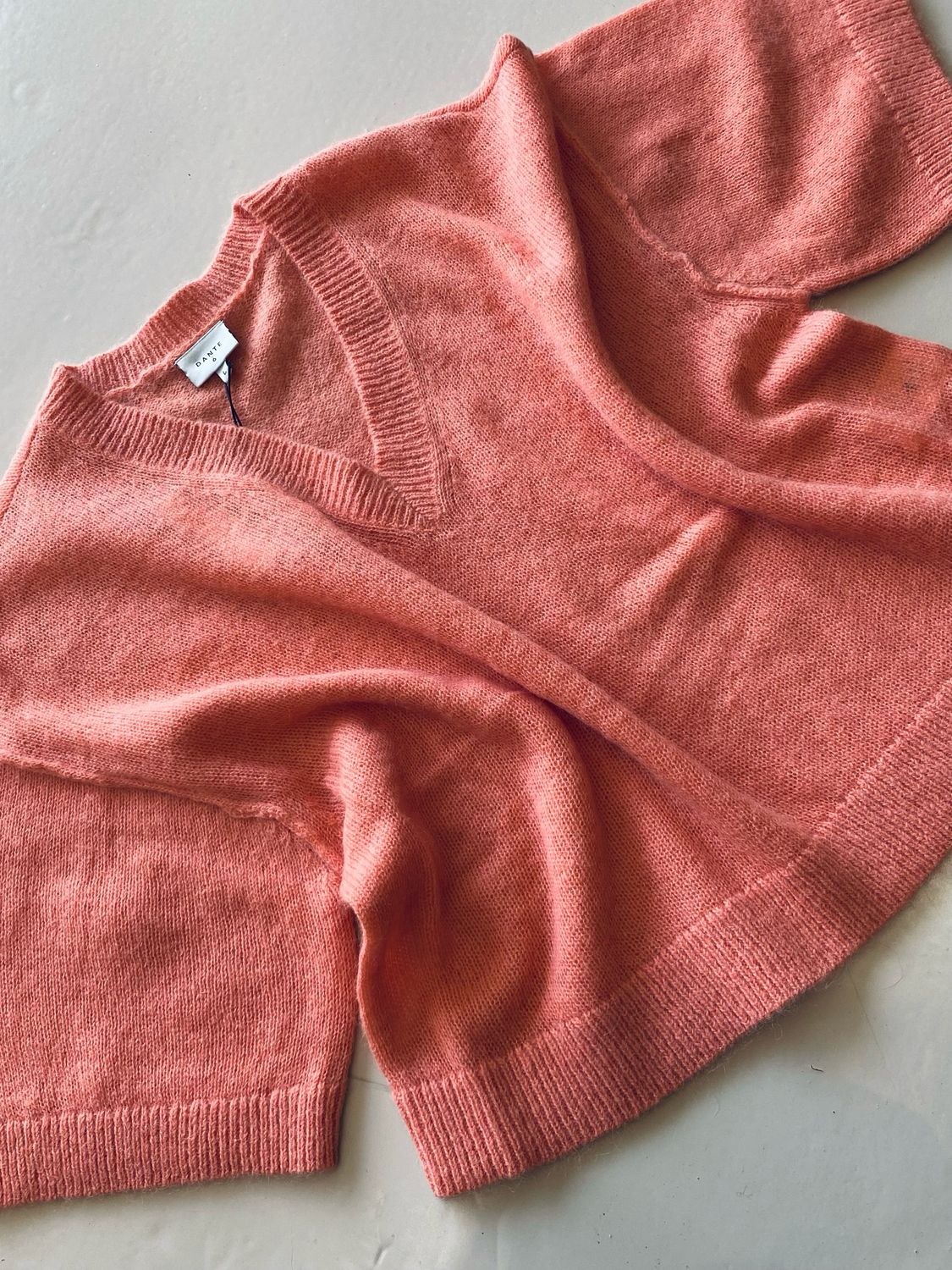 Dante6 Talya V-neck sweater Radiant apricot 251401