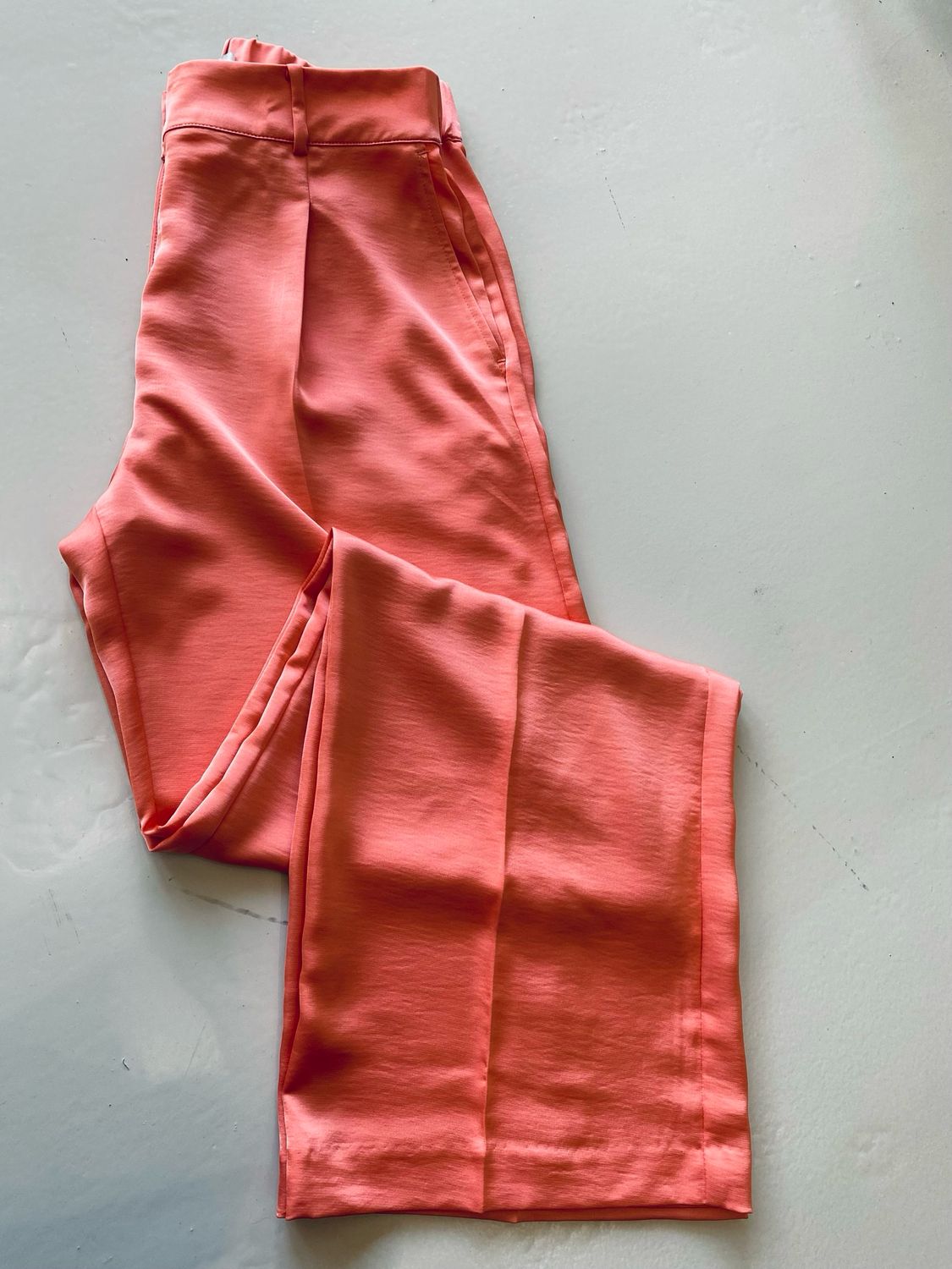 Dante6 Jules satin smart pants Radiant apricot 251150