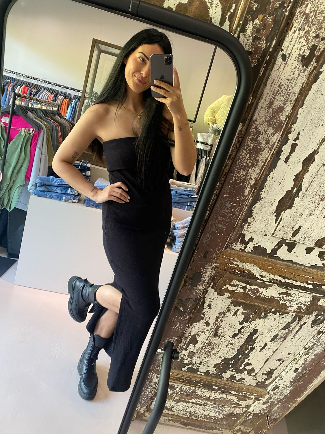 Closed bandeau dress Black C98068-43E-22
