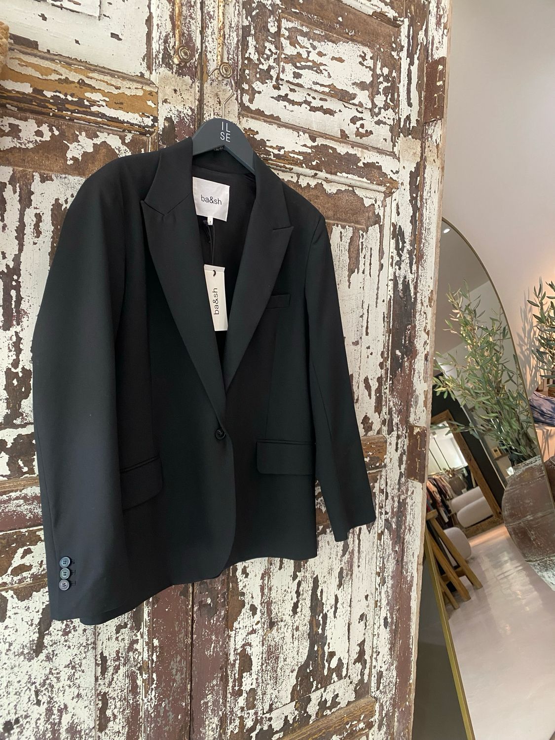 ba&amp;sh Blazer Holly zwart 1E24HOLL